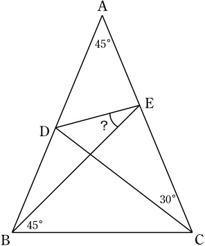 幾何大王からの挑戦状 角度の問題 12